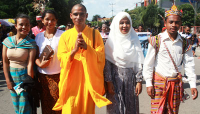 Pemuda Lintas Agama Meriahkan Pawai Paskah/Foto: Gamaliel